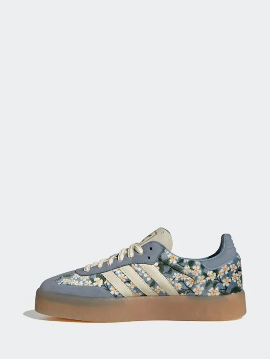 Women's Adidas x Liberty London Sambae 'Blue Cream White' - Picture 8 of 16